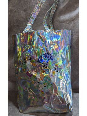 Key West Aloe Holographic Florida-Themed Tote Bag